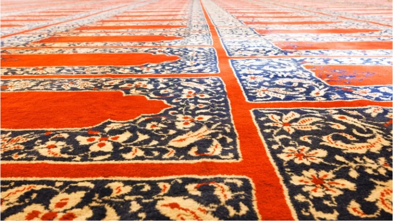 prayer rug-orange color