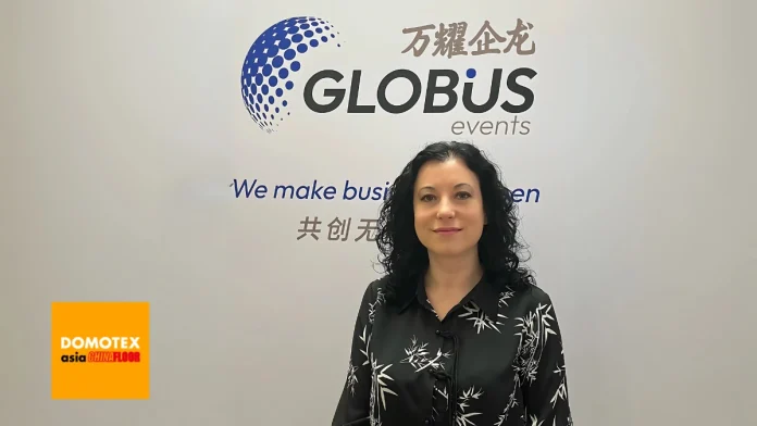 Ms. Aida Cuko, International Business Director of Globus Events, co-organizer of DOMOTEX asia/CHINAFLOOR