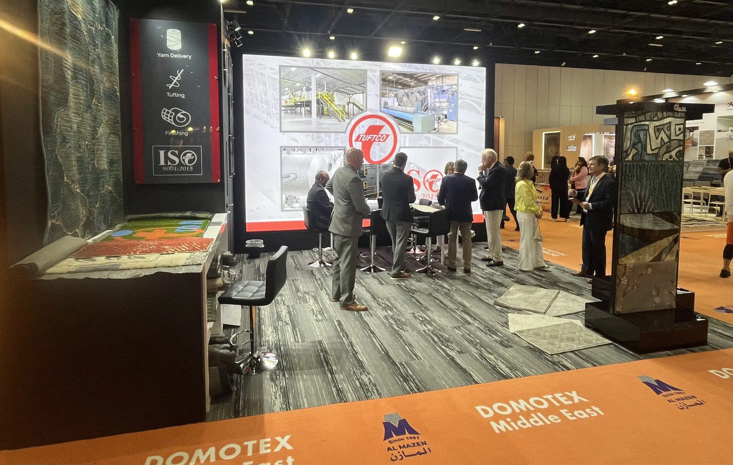 Tuftco booth at domotex middle east 2025