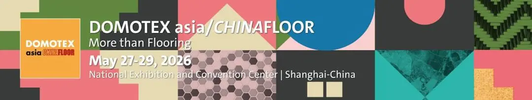 Global buyers engaging with flooring exhibitors at DOMOTEX asia/CHINAFLOOR 2025
