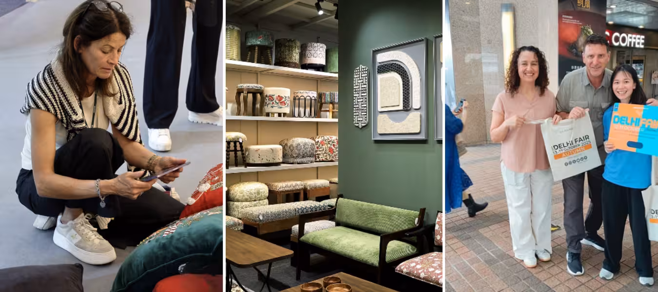 Indian furniture brands showcased at IHGF Delhi Fair 2026 in Delhi NCR