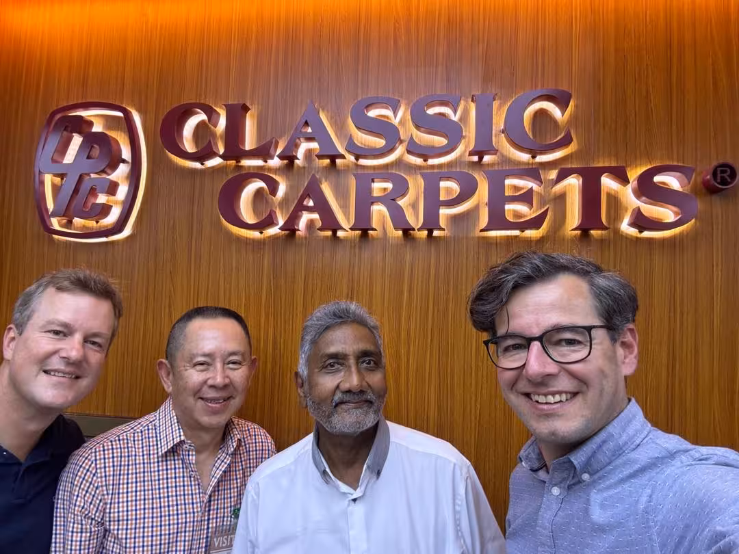 CHROMOJET HSV 400 digital carpet printing machine at PT Classic Prima Carpet in Indonesia