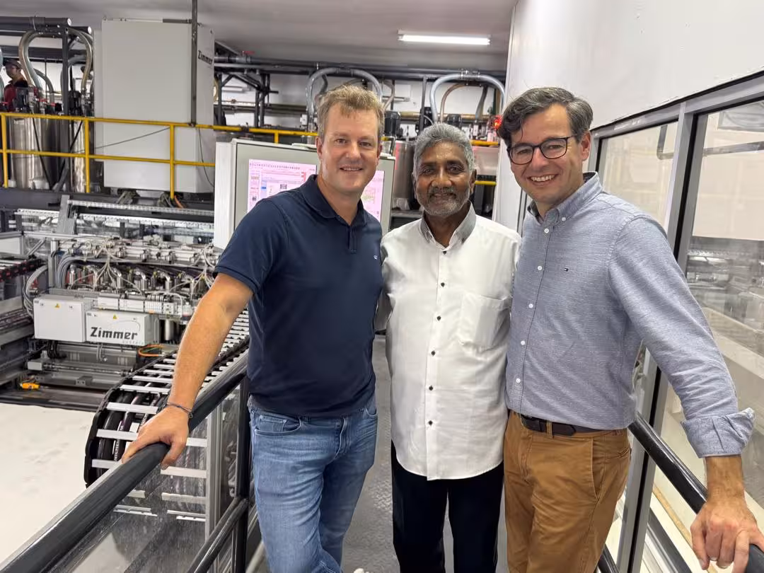 CHROMOJET HSV 400 digital carpet printing machine at PT Classic Prima Carpet in Indonesia