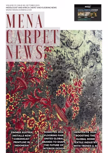 Mena carpet news October 2025 cover