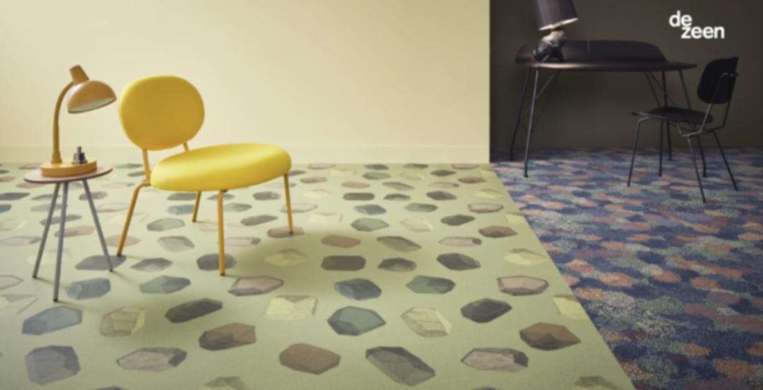 Flotex Vision flooring design inspired by nature, by Forbo and Dezeen