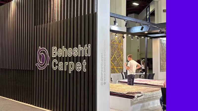 Beheshti carpet at ICFE istanbul