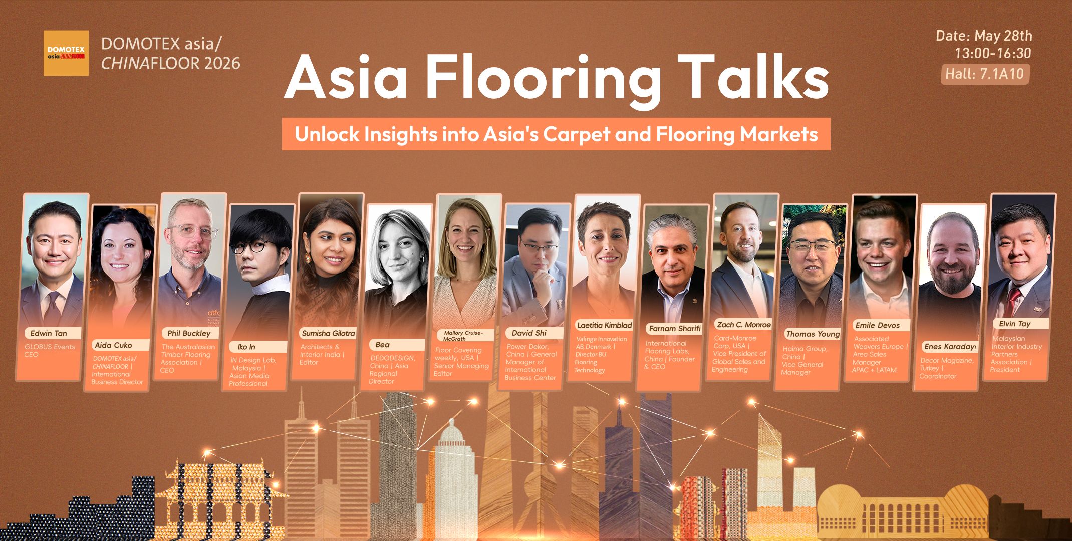 DOMOTEX asia CHINAFLOOR 2026 flooring exhibition in Shanghai