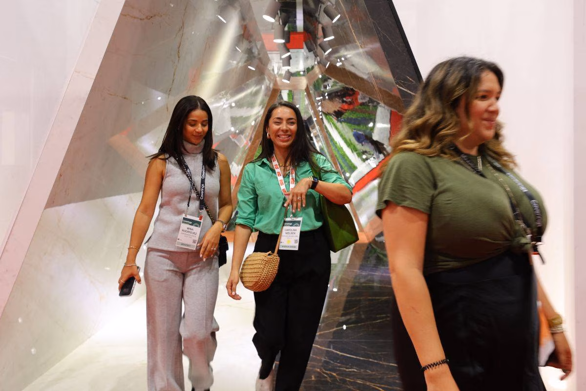 Coverings 2026 ceramic tile exhibition in Las Vegas